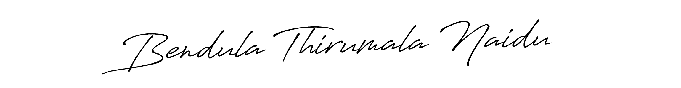 Bendula Thirumala Naidu stylish signature style. Best Handwritten Sign (Antro_Vectra_Bolder) for my name. Handwritten Signature Collection Ideas for my name Bendula Thirumala Naidu. Bendula Thirumala Naidu signature style 7 images and pictures png