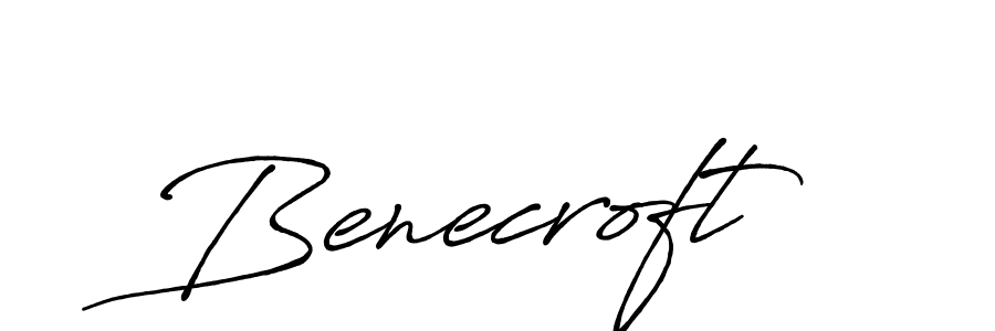 Also we have Benecroft name is the best signature style. Create professional handwritten signature collection using Antro_Vectra_Bolder autograph style. Benecroft signature style 7 images and pictures png