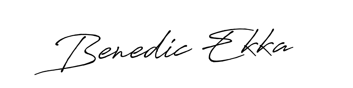 The best way (Antro_Vectra_Bolder) to make a short signature is to pick only two or three words in your name. The name Benedic Ekka include a total of six letters. For converting this name. Benedic Ekka signature style 7 images and pictures png