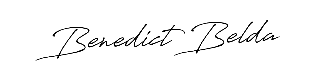 Similarly Antro_Vectra_Bolder is the best handwritten signature design. Signature creator online .You can use it as an online autograph creator for name Benedict Belda. Benedict Belda signature style 7 images and pictures png
