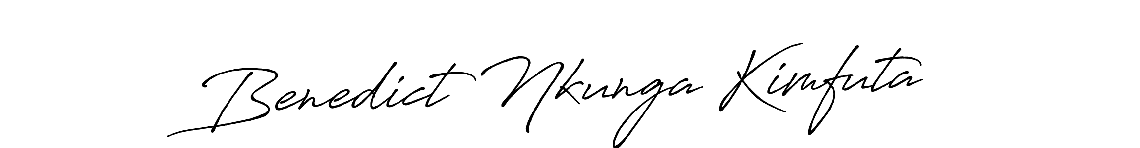 Benedict Nkunga Kimfuta stylish signature style. Best Handwritten Sign (Antro_Vectra_Bolder) for my name. Handwritten Signature Collection Ideas for my name Benedict Nkunga Kimfuta. Benedict Nkunga Kimfuta signature style 7 images and pictures png