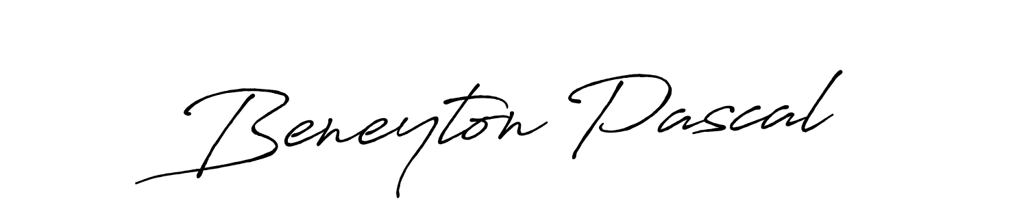 How to make Beneyton Pascal name signature. Use Antro_Vectra_Bolder style for creating short signs online. This is the latest handwritten sign. Beneyton Pascal signature style 7 images and pictures png