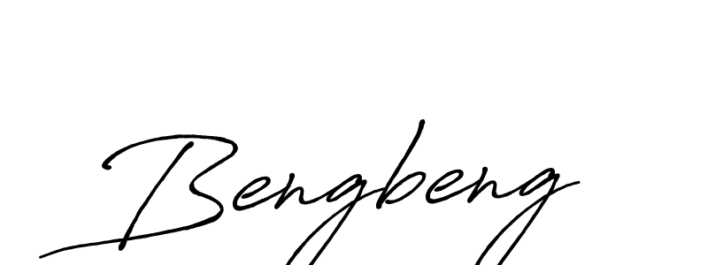 Also You can easily find your signature by using the search form. We will create Bengbeng name handwritten signature images for you free of cost using Antro_Vectra_Bolder sign style. Bengbeng signature style 7 images and pictures png