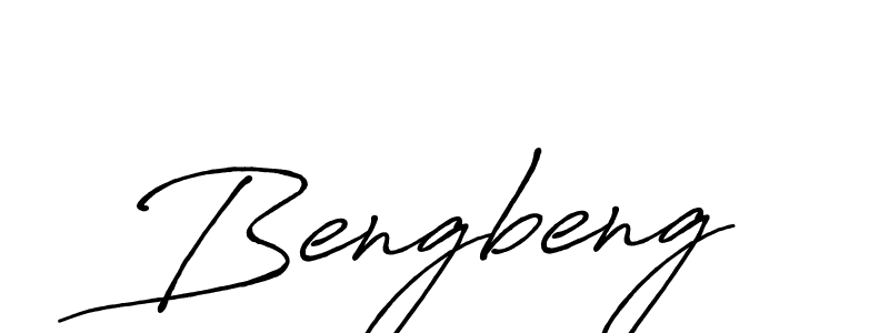 How to make Bengbeng signature? Antro_Vectra_Bolder is a professional autograph style. Create handwritten signature for Bengbeng name. Bengbeng signature style 7 images and pictures png