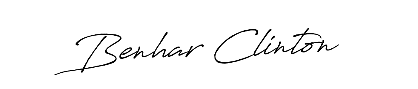 if you are searching for the best signature style for your name Benhar Clinton. so please give up your signature search. here we have designed multiple signature styles  using Antro_Vectra_Bolder. Benhar Clinton signature style 7 images and pictures png