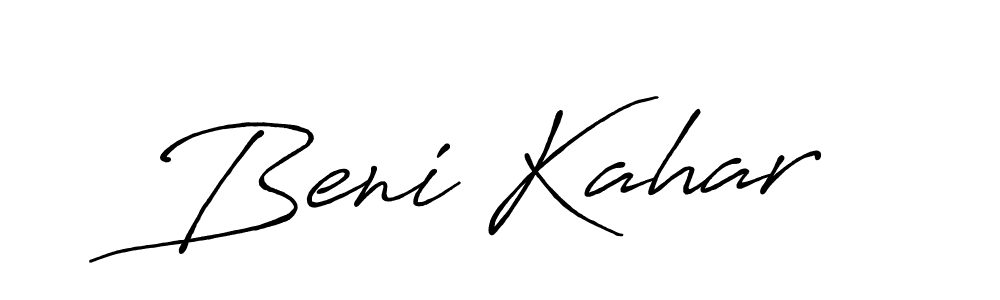 Also You can easily find your signature by using the search form. We will create Beni Kahar name handwritten signature images for you free of cost using Antro_Vectra_Bolder sign style. Beni Kahar signature style 7 images and pictures png