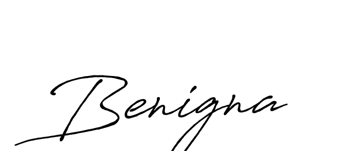 Make a beautiful signature design for name Benigna. Use this online signature maker to create a handwritten signature for free. Benigna signature style 7 images and pictures png