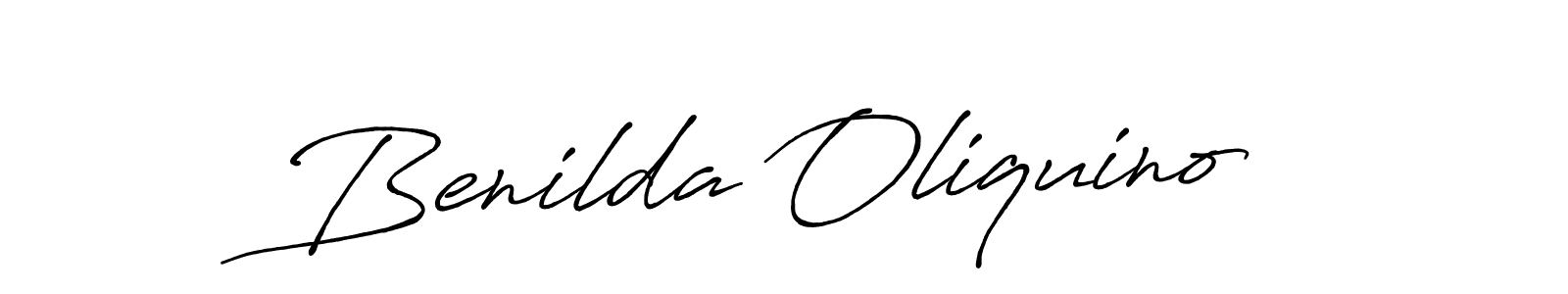 The best way (Antro_Vectra_Bolder) to make a short signature is to pick only two or three words in your name. The name Benilda Oliquino include a total of six letters. For converting this name. Benilda Oliquino signature style 7 images and pictures png