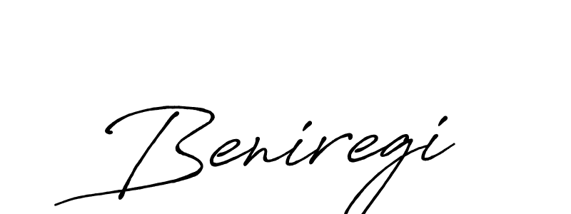 Make a beautiful signature design for name Beniregi. Use this online signature maker to create a handwritten signature for free. Beniregi signature style 7 images and pictures png