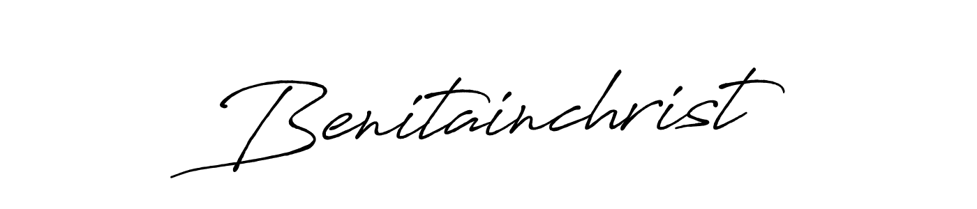 Similarly Antro_Vectra_Bolder is the best handwritten signature design. Signature creator online .You can use it as an online autograph creator for name Benitainchrist. Benitainchrist signature style 7 images and pictures png