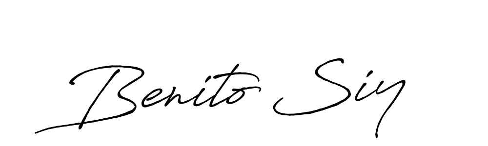 You can use this online signature creator to create a handwritten signature for the name Benito Siy. This is the best online autograph maker. Benito Siy signature style 7 images and pictures png