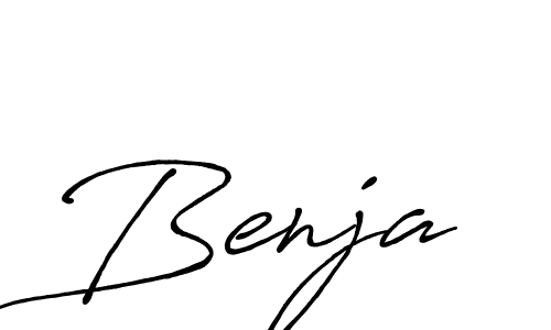 Also You can easily find your signature by using the search form. We will create Benja name handwritten signature images for you free of cost using Antro_Vectra_Bolder sign style. Benja signature style 7 images and pictures png