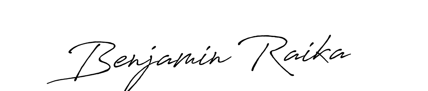 Benjamin Raika stylish signature style. Best Handwritten Sign (Antro_Vectra_Bolder) for my name. Handwritten Signature Collection Ideas for my name Benjamin Raika. Benjamin Raika signature style 7 images and pictures png