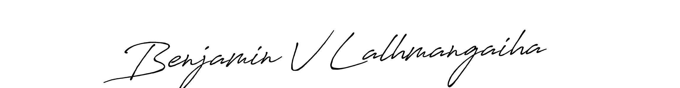 if you are searching for the best signature style for your name Benjamin V Lalhmangaiha. so please give up your signature search. here we have designed multiple signature styles  using Antro_Vectra_Bolder. Benjamin V Lalhmangaiha signature style 7 images and pictures png