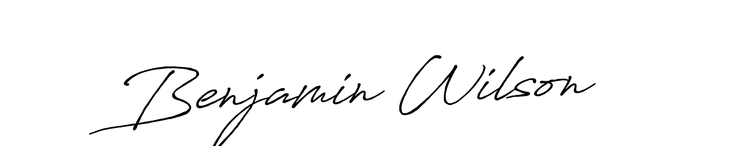 Make a beautiful signature design for name Benjamin Wilson. With this signature (Antro_Vectra_Bolder) style, you can create a handwritten signature for free. Benjamin Wilson signature style 7 images and pictures png