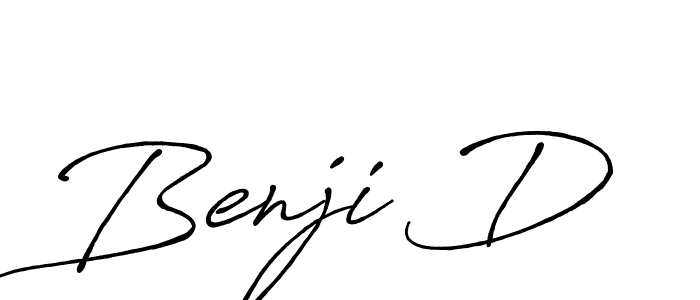 Create a beautiful signature design for name Benji D. With this signature (Antro_Vectra_Bolder) fonts, you can make a handwritten signature for free. Benji D signature style 7 images and pictures png