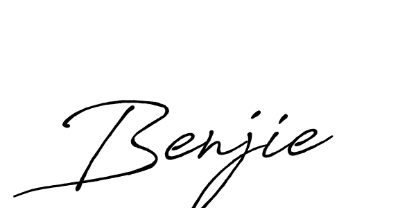 Also You can easily find your signature by using the search form. We will create Benjie name handwritten signature images for you free of cost using Antro_Vectra_Bolder sign style. Benjie signature style 7 images and pictures png