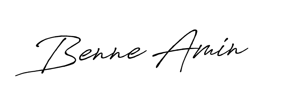Make a short Benne Amin signature style. Manage your documents anywhere anytime using Antro_Vectra_Bolder. Create and add eSignatures, submit forms, share and send files easily. Benne Amin signature style 7 images and pictures png