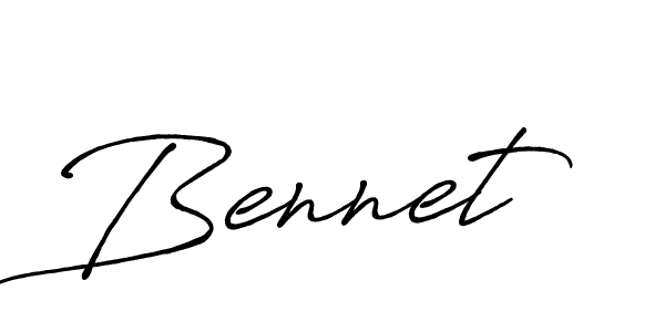 Make a beautiful signature design for name Bennet. With this signature (Antro_Vectra_Bolder) style, you can create a handwritten signature for free. Bennet signature style 7 images and pictures png