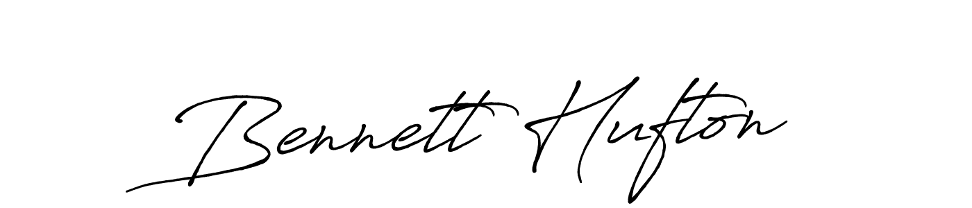 You can use this online signature creator to create a handwritten signature for the name Bennett Hufton. This is the best online autograph maker. Bennett Hufton signature style 7 images and pictures png