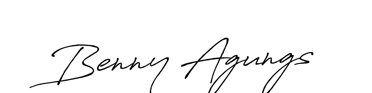 How to make Benny Agungs signature? Antro_Vectra_Bolder is a professional autograph style. Create handwritten signature for Benny Agungs name. Benny Agungs signature style 7 images and pictures png