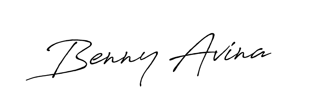Also we have Benny Avina name is the best signature style. Create professional handwritten signature collection using Antro_Vectra_Bolder autograph style. Benny Avina signature style 7 images and pictures png