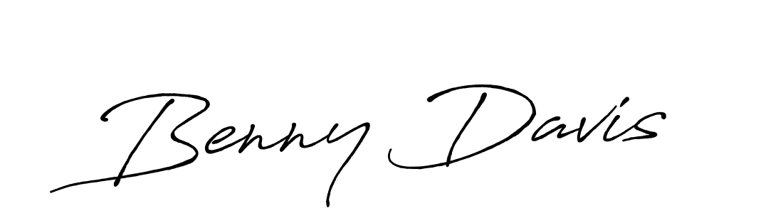 Design your own signature with our free online signature maker. With this signature software, you can create a handwritten (Antro_Vectra_Bolder) signature for name Benny Davis. Benny Davis signature style 7 images and pictures png