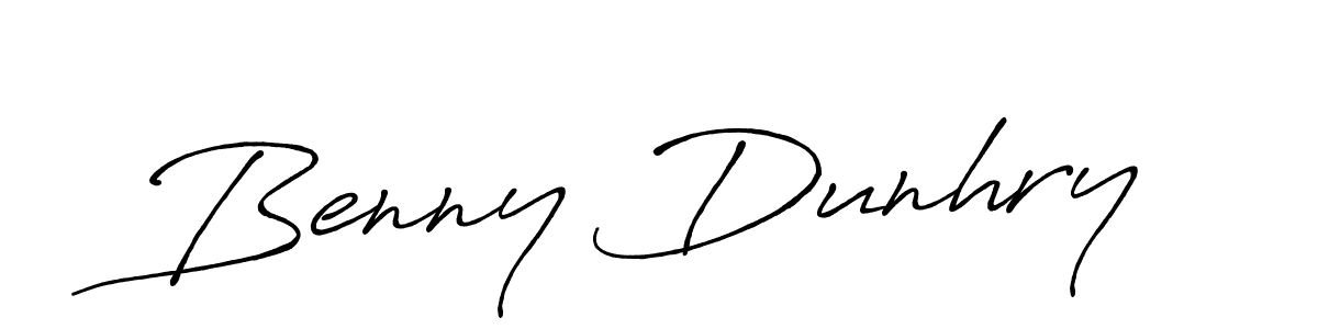 Design your own signature with our free online signature maker. With this signature software, you can create a handwritten (Antro_Vectra_Bolder) signature for name Benny Dunhry. Benny Dunhry signature style 7 images and pictures png