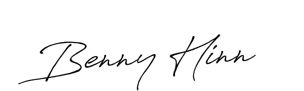 Benny Hinn stylish signature style. Best Handwritten Sign (Antro_Vectra_Bolder) for my name. Handwritten Signature Collection Ideas for my name Benny Hinn. Benny Hinn signature style 7 images and pictures png