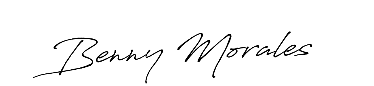 Also we have Benny Morales name is the best signature style. Create professional handwritten signature collection using Antro_Vectra_Bolder autograph style. Benny Morales signature style 7 images and pictures png