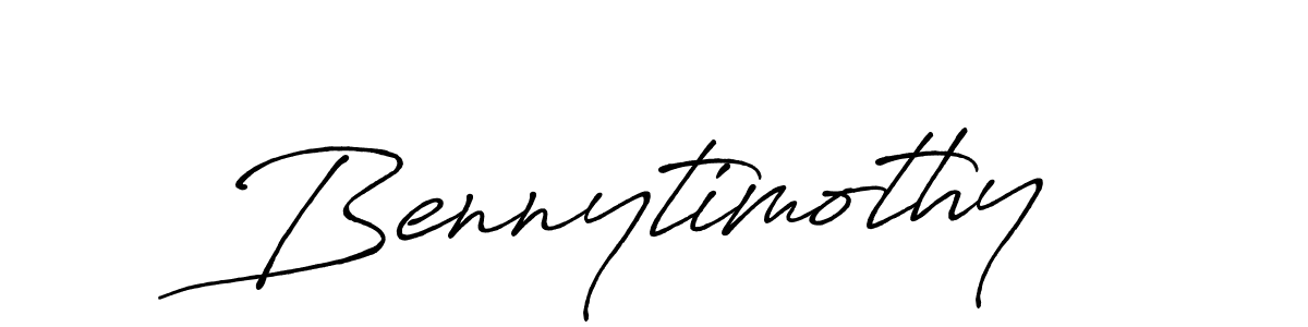 Create a beautiful signature design for name Bennytimothy. With this signature (Antro_Vectra_Bolder) fonts, you can make a handwritten signature for free. Bennytimothy signature style 7 images and pictures png