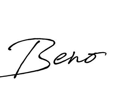 How to make Beno signature? Antro_Vectra_Bolder is a professional autograph style. Create handwritten signature for Beno name. Beno signature style 7 images and pictures png