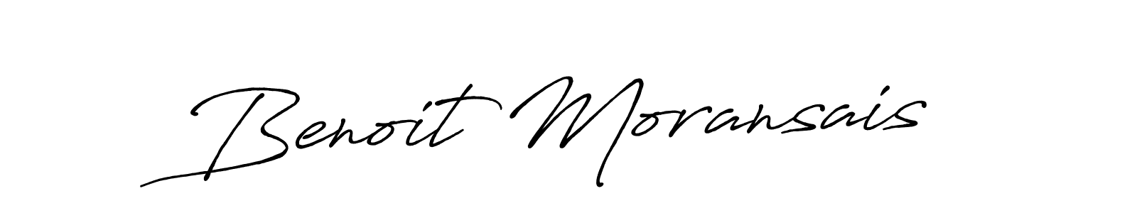 Antro_Vectra_Bolder is a professional signature style that is perfect for those who want to add a touch of class to their signature. It is also a great choice for those who want to make their signature more unique. Get Benoit Moransais name to fancy signature for free. Benoit Moransais signature style 7 images and pictures png