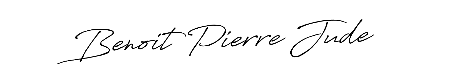 Make a beautiful signature design for name Benoit Pierre Jude. With this signature (Antro_Vectra_Bolder) style, you can create a handwritten signature for free. Benoit Pierre Jude signature style 7 images and pictures png