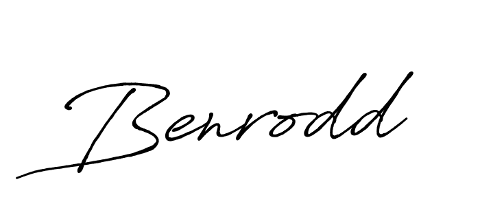 Benrodd stylish signature style. Best Handwritten Sign (Antro_Vectra_Bolder) for my name. Handwritten Signature Collection Ideas for my name Benrodd. Benrodd signature style 7 images and pictures png