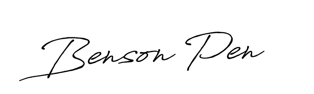 Best and Professional Signature Style for Benson Pen. Antro_Vectra_Bolder Best Signature Style Collection. Benson Pen signature style 7 images and pictures png