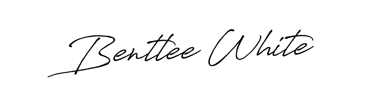 Also You can easily find your signature by using the search form. We will create Bentlee White name handwritten signature images for you free of cost using Antro_Vectra_Bolder sign style. Bentlee White signature style 7 images and pictures png