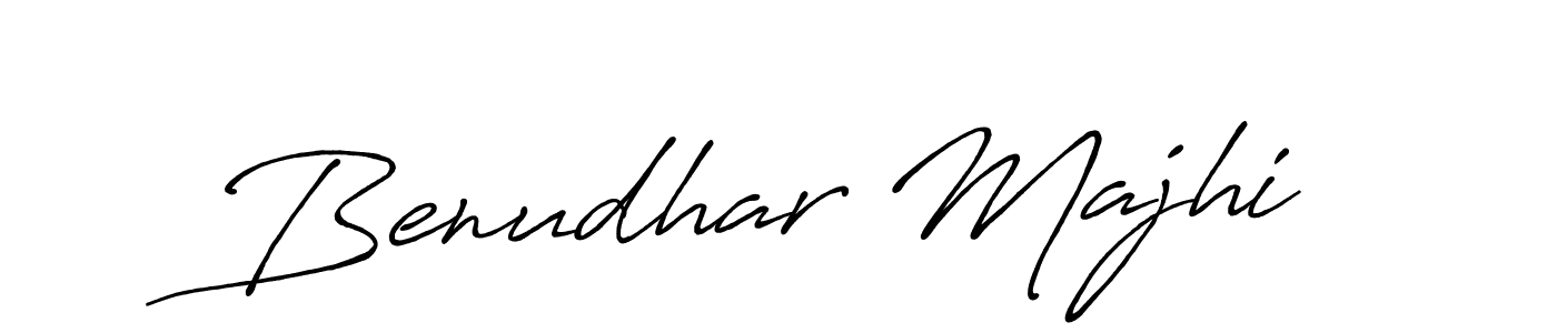 Benudhar Majhi stylish signature style. Best Handwritten Sign (Antro_Vectra_Bolder) for my name. Handwritten Signature Collection Ideas for my name Benudhar Majhi. Benudhar Majhi signature style 7 images and pictures png