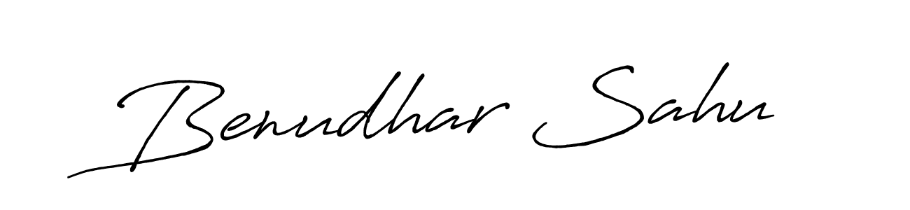 How to make Benudhar Sahu signature? Antro_Vectra_Bolder is a professional autograph style. Create handwritten signature for Benudhar Sahu name. Benudhar Sahu signature style 7 images and pictures png