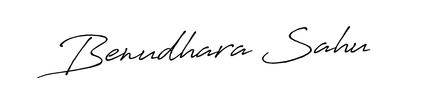Design your own signature with our free online signature maker. With this signature software, you can create a handwritten (Antro_Vectra_Bolder) signature for name Benudhara Sahu. Benudhara Sahu signature style 7 images and pictures png