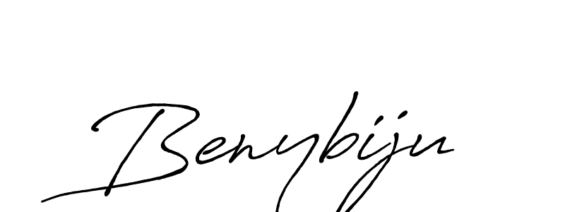 This is the best signature style for the Benybiju name. Also you like these signature font (Antro_Vectra_Bolder). Mix name signature. Benybiju signature style 7 images and pictures png