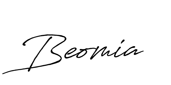 How to make Beomia name signature. Use Antro_Vectra_Bolder style for creating short signs online. This is the latest handwritten sign. Beomia signature style 7 images and pictures png