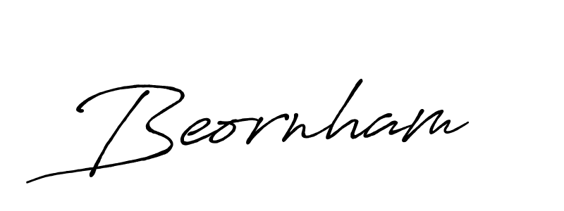 Also we have Beornham name is the best signature style. Create professional handwritten signature collection using Antro_Vectra_Bolder autograph style. Beornham signature style 7 images and pictures png
