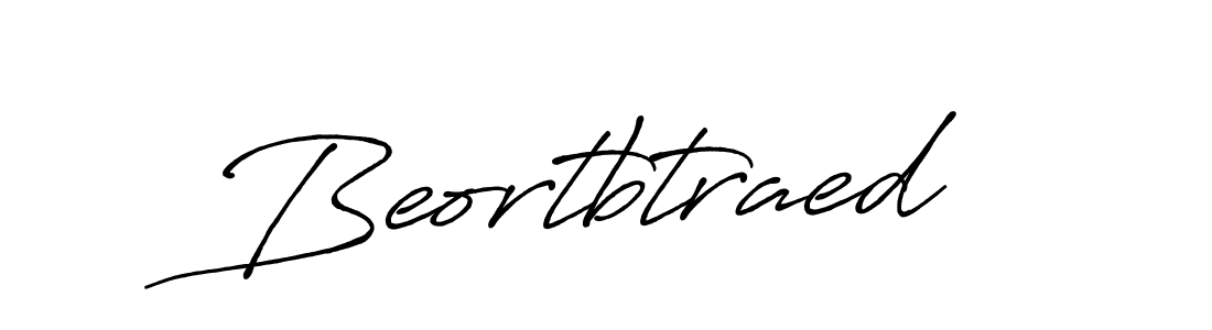 Create a beautiful signature design for name Beortbtraed. With this signature (Antro_Vectra_Bolder) fonts, you can make a handwritten signature for free. Beortbtraed signature style 7 images and pictures png