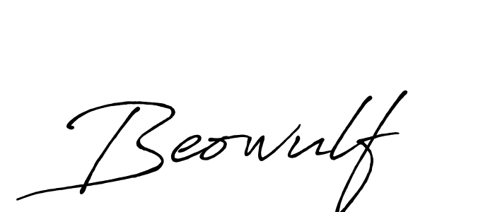 Design your own signature with our free online signature maker. With this signature software, you can create a handwritten (Antro_Vectra_Bolder) signature for name Beowulf. Beowulf signature style 7 images and pictures png