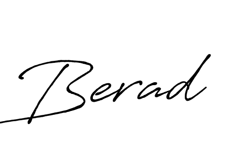 Design your own signature with our free online signature maker. With this signature software, you can create a handwritten (Antro_Vectra_Bolder) signature for name Berad. Berad signature style 7 images and pictures png