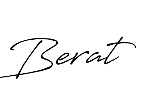 Make a beautiful signature design for name Berat. With this signature (Antro_Vectra_Bolder) style, you can create a handwritten signature for free. Berat signature style 7 images and pictures png