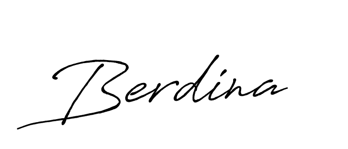 Create a beautiful signature design for name Berdina. With this signature (Antro_Vectra_Bolder) fonts, you can make a handwritten signature for free. Berdina signature style 7 images and pictures png