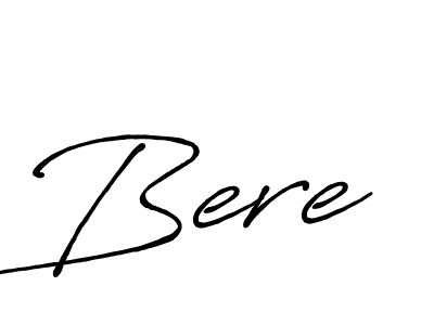 How to make Bere name signature. Use Antro_Vectra_Bolder style for creating short signs online. This is the latest handwritten sign. Bere signature style 7 images and pictures png