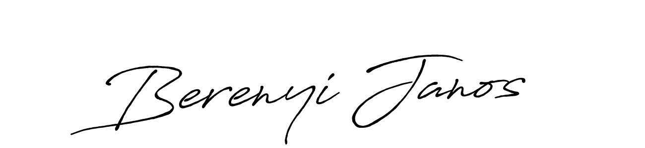 Use a signature maker to create a handwritten signature online. With this signature software, you can design (Antro_Vectra_Bolder) your own signature for name Berenyi Janos. Berenyi Janos signature style 7 images and pictures png